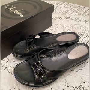 Cole Haan Black Air Tatum Slide - Slip on Sandal